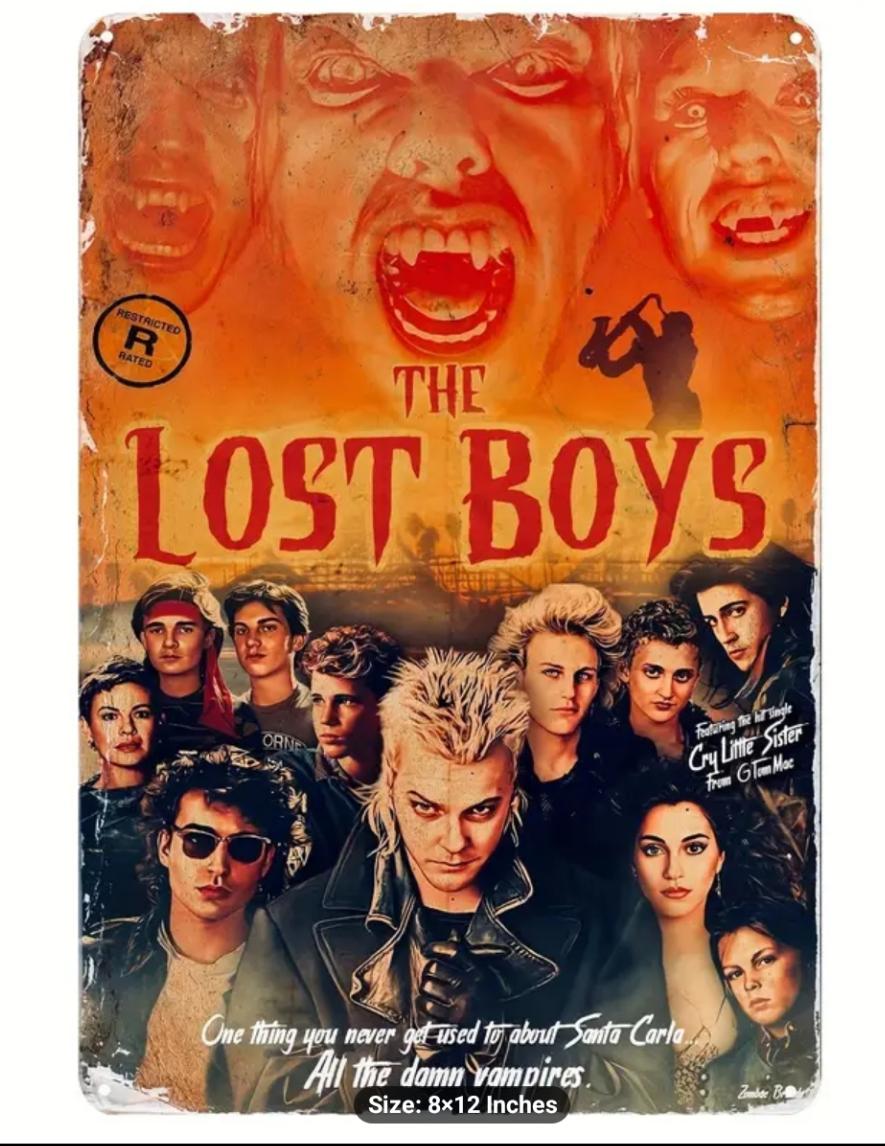 The Lost Boys Metal Sign 8x12"