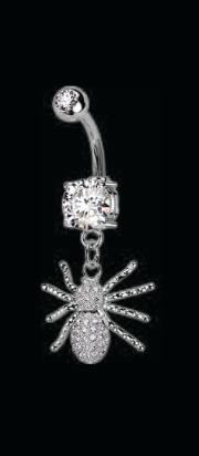 Spider Belly Button Ring