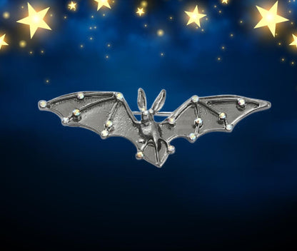 Bat Rhinestone Enamel Pin/Brooch